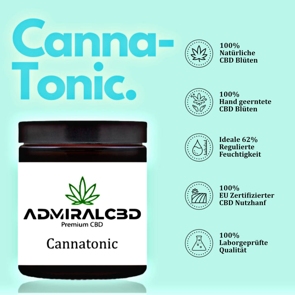 CBD Blüten Cannatonic von Admiralcbd