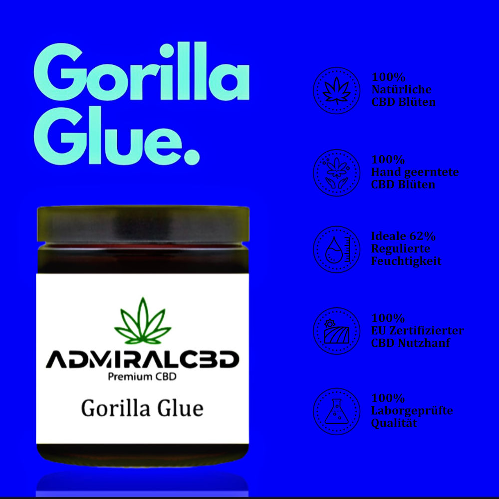 CBD Blüten Gorilla Glue von Admiralcbd