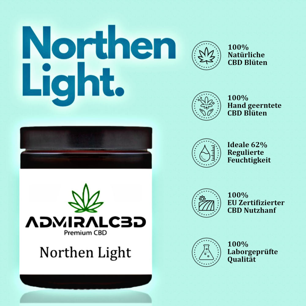 CBD Blüten Northen Light von Admiralcbd