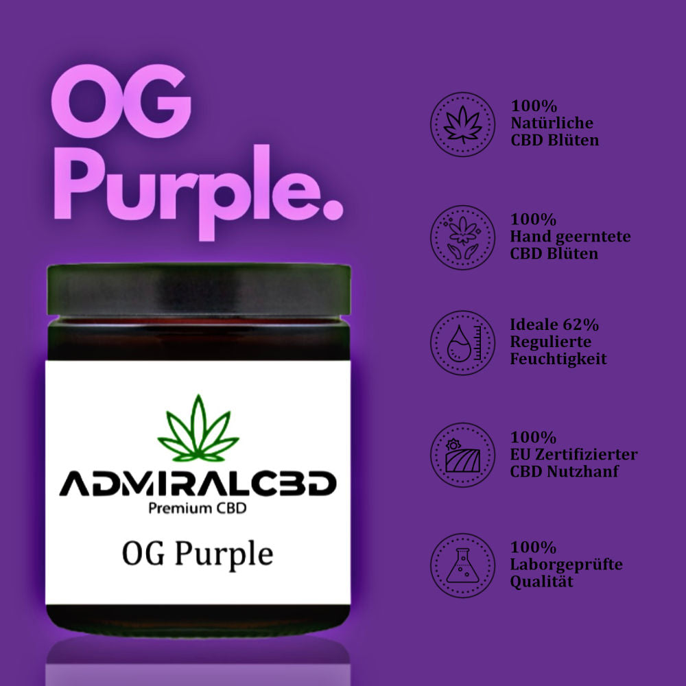 CBD Blüten OG Purple von Admiralcbd