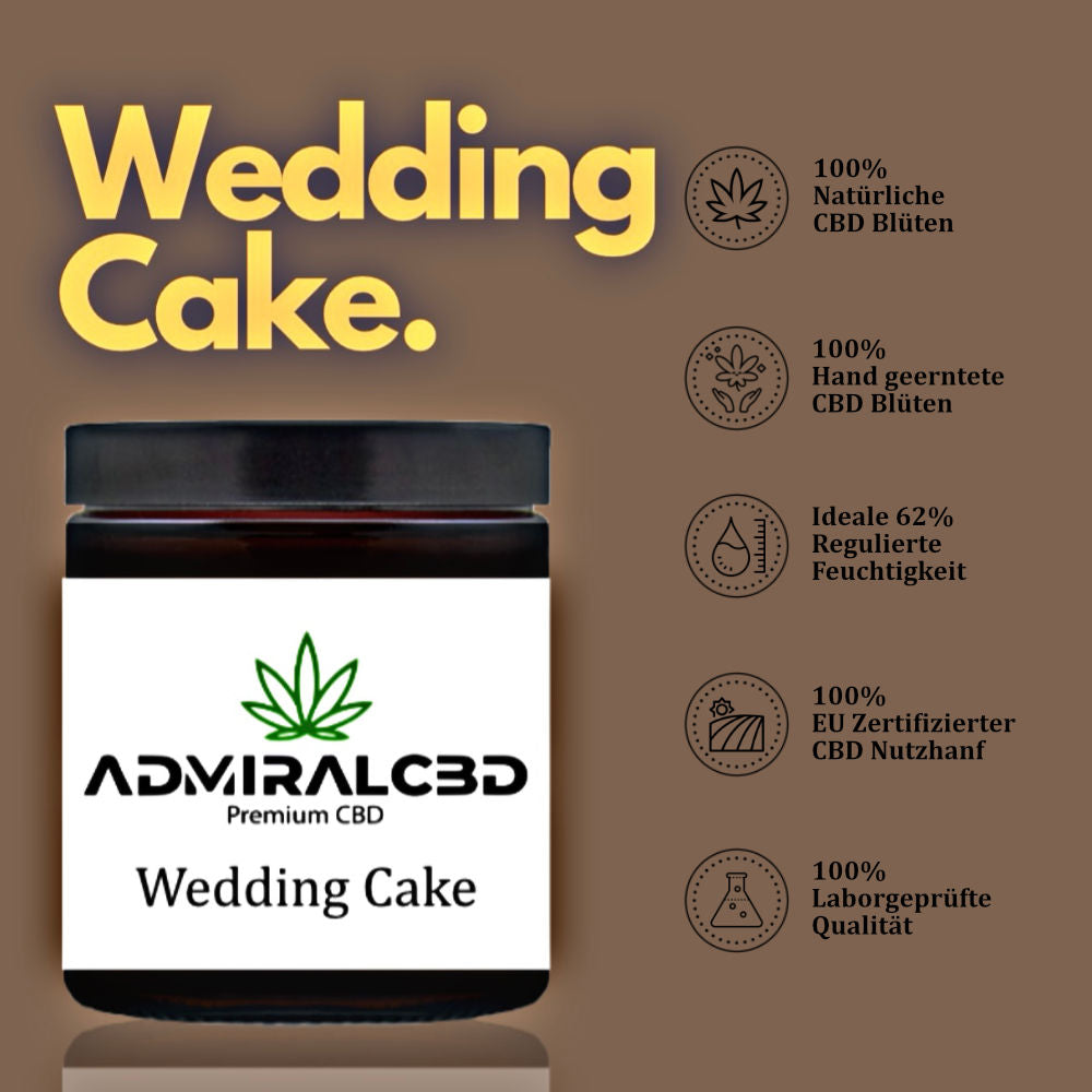 CBD Blüten Wedding Cake von Admiralcbd