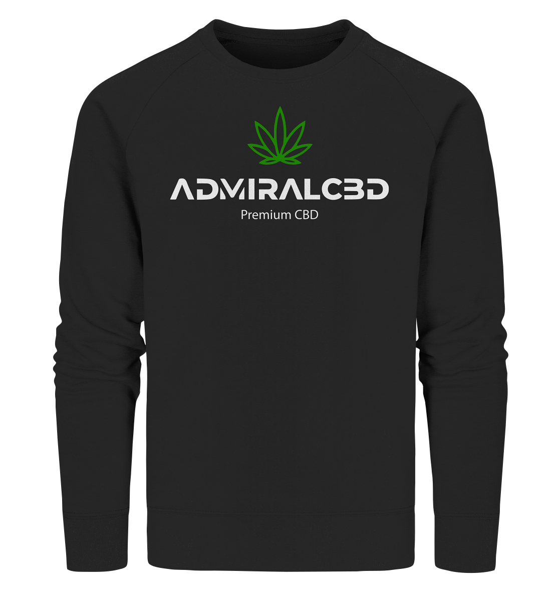 Premium Bio-Baumwolle Sweatshirt von AdmiralCbd