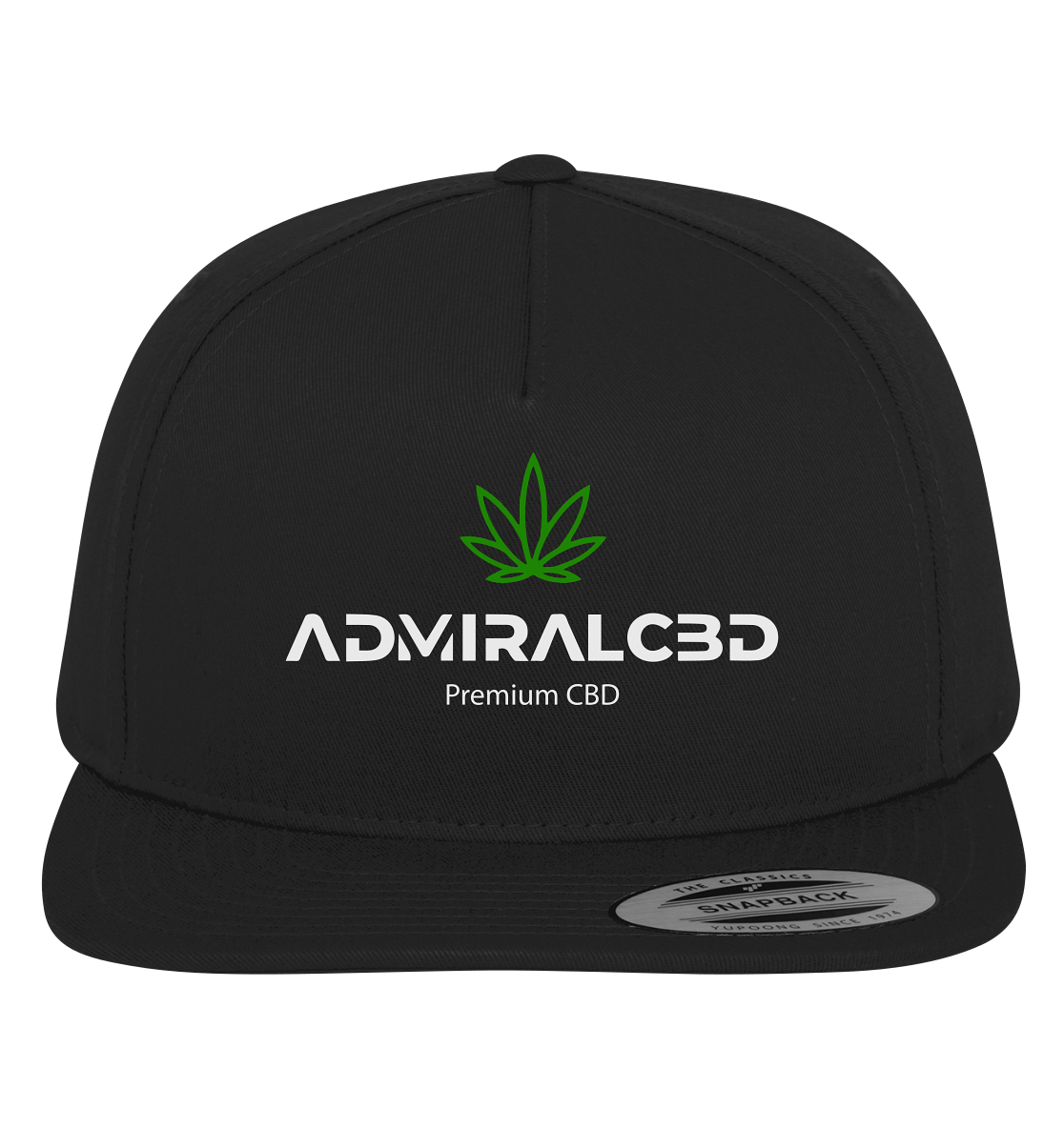 Schwarze Snapback von AdmiralCbd