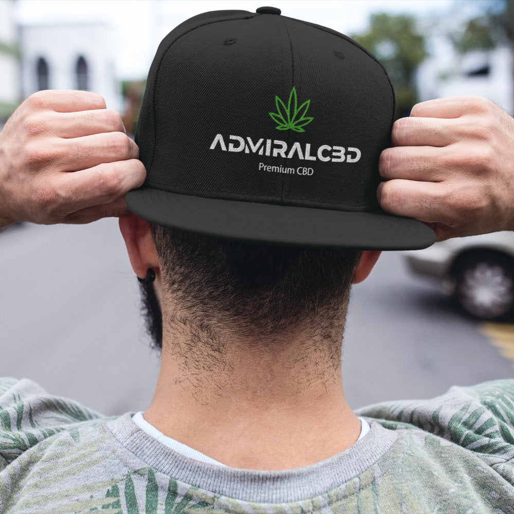 Schwarze Snapback von AdmiralCbd